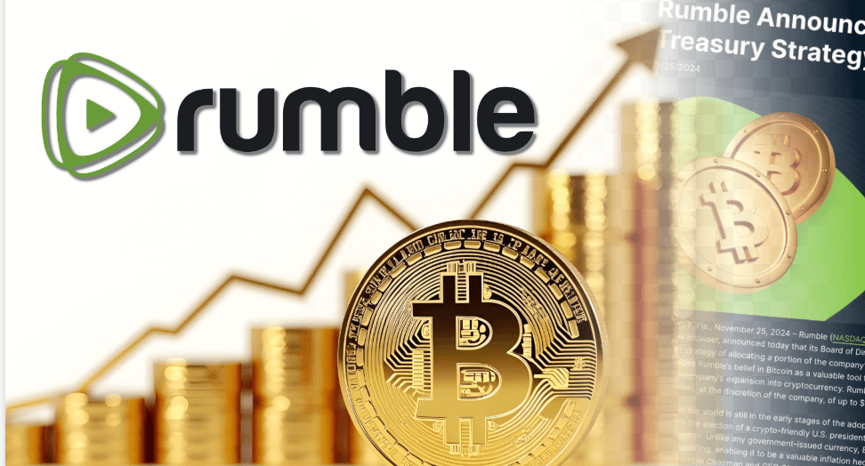 Rumble Stock Soars 130% After Embracing Bitcoin