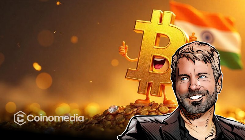 Michael Saylor Urges Indian Companies to Adopt Bitcoin