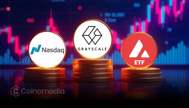 Grayscale Avalanche ETF filing announcement with Nasdaq.