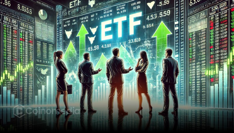 Polkadot ETF on NASDAQ stock exchange chart