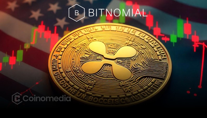 Bitnomial XRP futures contracts trading interface with U.S. regulation tag