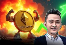 Justin Sun Ethereum stake news $100M ETH investment