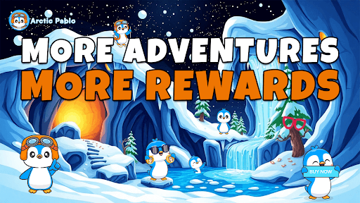 Arctic Pablo Coin, meme coin presale, top meme coins to join for long term, Floki Inu news, Official Melania Meme, high APY staking, crypto community rewards, Arctic Pablo presale stages, Frosty Falls, Arctic Pablo adventure