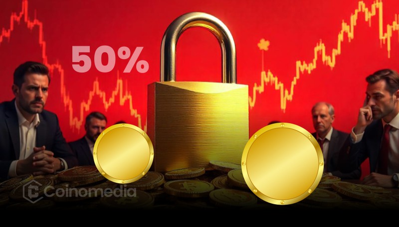 Locked Token Holders Face 50% Losses Amid Unlock Events