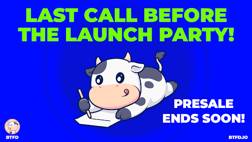 Top new meme coins to join today, meme coin presale, BTFD Coin presale ends May 26, BTFD Bulls Squad community, 2900% ROI meme coin, ANDY 49% weekly gain, COQ Inu AVAX meme coin, BTFD FINAL100 bonus, how to buy BTFD, top meme coins 2025