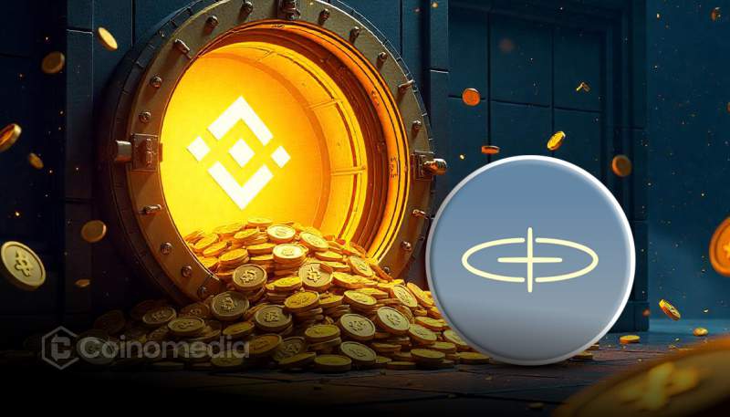 Binance SOPH airdrop announcement with ZK Stack blockchain background