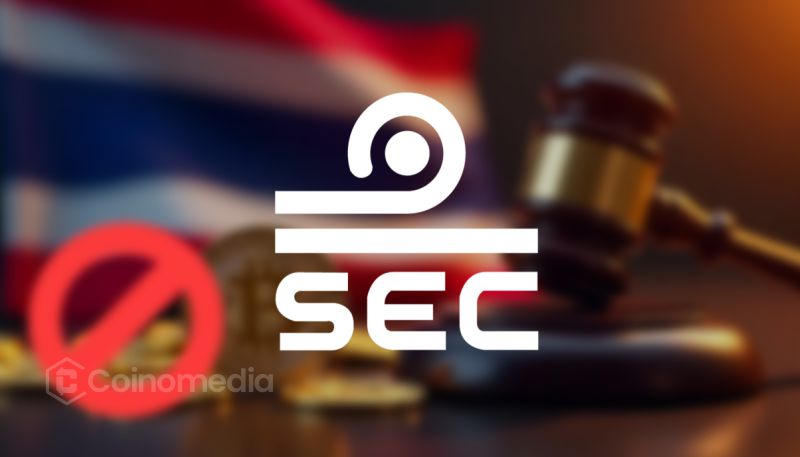 Thai SEC crypto ban announcement affecting Bybit, OKX, and CoinEx