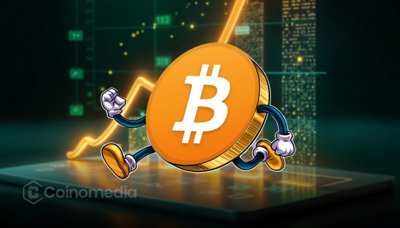 Chart showing Bitcoin approaching $100K as predicted by Polymarket bets