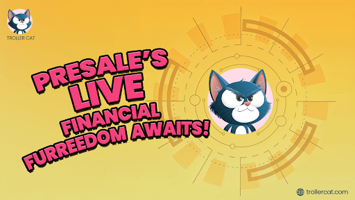 Best cryptos for beginners, Troller Cat presale live, Pepe price breakout, Doginme rally, meme coin staking 2025, Troller Cat referral program, 69% APY crypto, token burn game center, beginner-friendly meme coins, presale ROI 7000%.