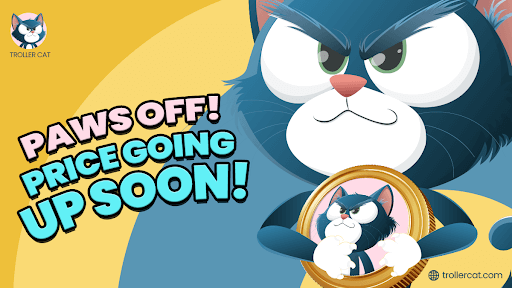 Troller Cat presale, best new meme coins to invest in now, $TCAT staking rewards, meme coin GameFi, crypto token burns, Notcoin news, Degen news, crypto presale ROI, top meme coins 2025, low-cap crypto gems.