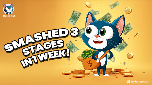 Goatseus Maximus price prediction, Trollercat.com staking APY, $TCAT presale guide, meme coin ROI potential, deflationary meme tokens, Ethereum-based meme coins, best crypto to buy 2025, Game Center buyback model, meme coin referral bonus, early stage crypto investment.