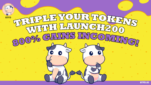 Best cryptos to stake, BTFD Coin presale, meme coin presale, Bonk Solana token, Dogwifhat meme coin, BTFD 8900% ROI, LAUNCH200 bonus code, BTFD Bulls Squad, staking meme coins, new meme coins 2025