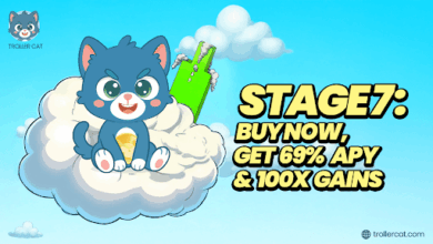 Best 100x crypto, Troller Cat Presale, Trollercat, BUY TCAT Trollercat.com, Meme coin investment, Brett coin analysis, Keyboard Cat crypto, Crypto staking 69% APY, Meme coin ROI 2025.