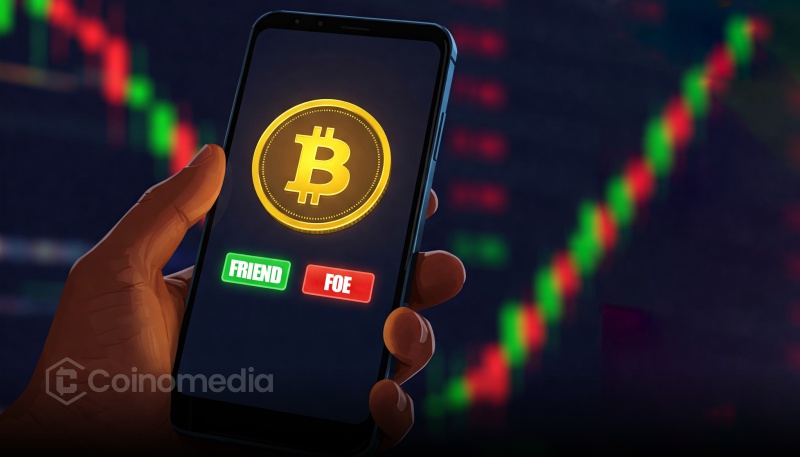 Chart showing Bitcoin’s MVRV‑Z score around 2, below red "top" zone and above blue "bottom" zone, indicating neutral market conditions.