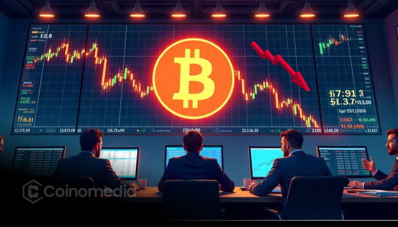 Bitcoin leverage ratio chart showing sharp decline to -0.25