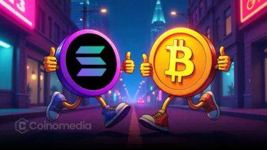 “Bar chart showing weekly digital asset fund inflows led by Bitcoin and Solana”