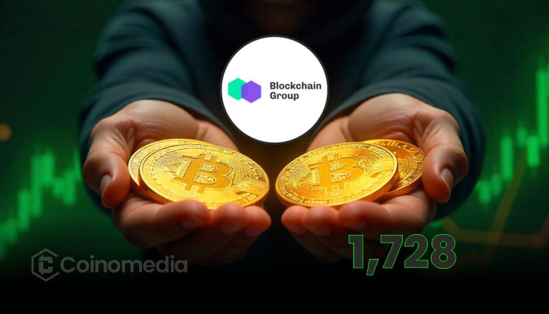 Blockchain Group Snaps Up 75 BTC, Total Holdings Hit 1,728
