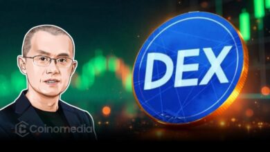 Illustration of a dark pool perpetuals DEX concept using ZK encryption for private trading
