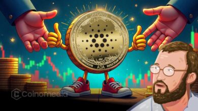 Graph illustrating Cardano TVL vs stablecoin share with Ada to Bitcoin transfer proposal