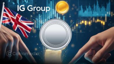 IG Group crypto trading platform for BTC ETH XRP