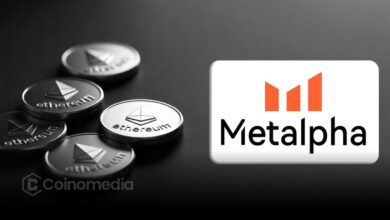 Ethereum coins and Binance logo representing Metalpha ETH withdrawal