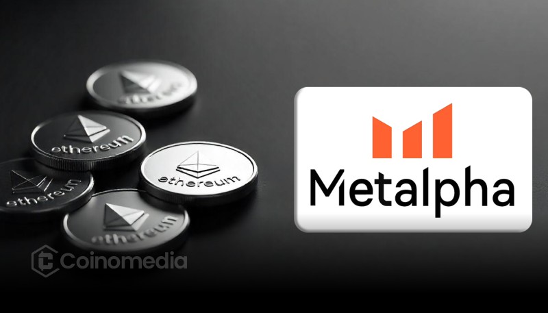 Ethereum coins and Binance logo representing Metalpha ETH withdrawal