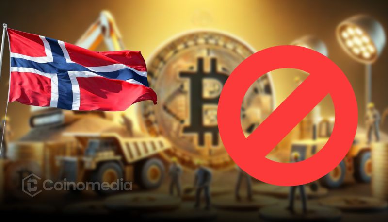 Norway crypto mining ban announcement for 2025