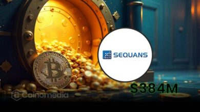 “Sequans corporate building with Bitcoin symbol overlay representing Bitcoin Treasury initiative”