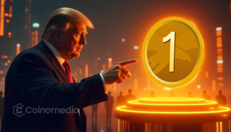 Illustration of $USD1 stablecoin and audit report document.