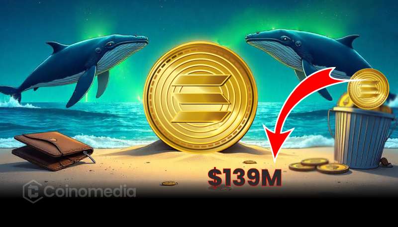 Whale Wallets Dumping SOL Amid $139M Unstake