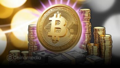 Chart showing Bitcoin price rebound after bearish end near $106K.