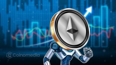 Ethereum price chart testing 200-day moving average resistance