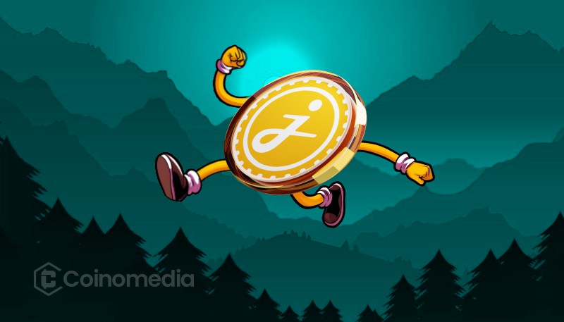 Chart showing JasmyCoin breakout with $4.47 target projection