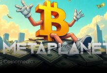 Image of bitcoin coins with Metaplanet logo representing Metaplanet BTC acquisition.