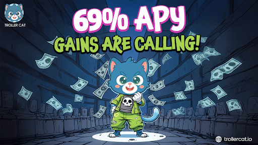 Best meme coin presale to buy this week, Troller Cat Stage 8 ROI potential, Troller Cat referral rewards system, Brett price support and resistance, Mog Coin current price chart 2025, Meme coins with staking and burns, Troller Cat Game Center burn model, 69% APY meme coin staking live, Buy Troller Cat before Stage 9, $25K investment in TCAT gains.