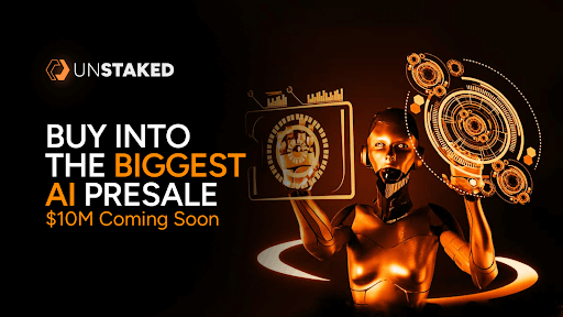 As SHIB Burn Hype Grows and HBAR Stalls, Unstaked’s AI Crypto at $0.011065 Blazes Ahead With $1M Giveaway