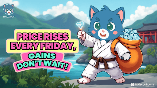 buy TCAT, next crypto to explode, meme coin presale live now, Troller Cat token, TCAT staking rewards, presale crypto gains, meme coins 2025, join TCAT early, deflationary meme coin, Troller Cat Game Center