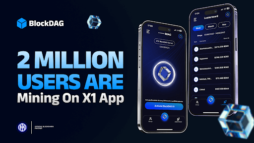 X1 App Hits 2 Million Users: Is BlockDAG Building the Next Big Crypto On-Ramp?