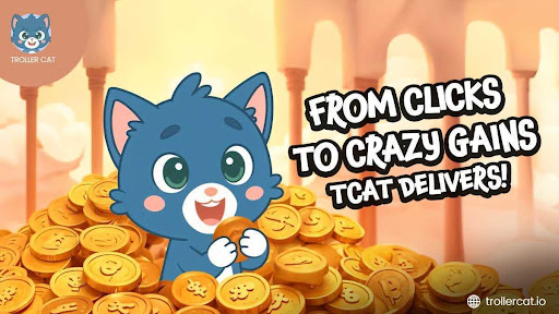 Troller Cat presale, buy Troller Cat, meme coin with staking, best crypto to buy 2025, crypto Game Center, play to earn meme coin, token burn crypto, top new meme coins, meme coin 1000x ROI, crypto presale 2025