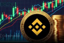 Chart showing altcoin futures volume spike on Binance Futures