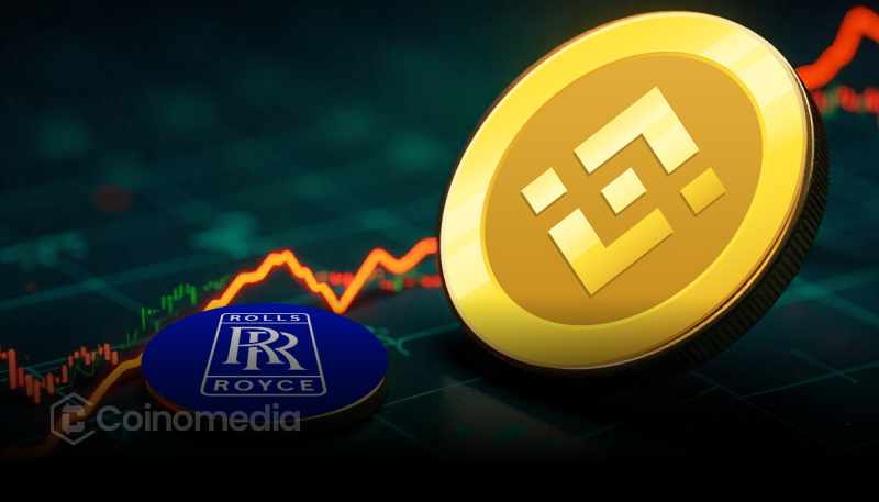 BNB market cap surpasses Rolls-Royce chart comparison