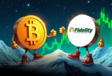 Graph showing Fidelity’s Bitcoin sales compared to ETF flows and price support zones.
