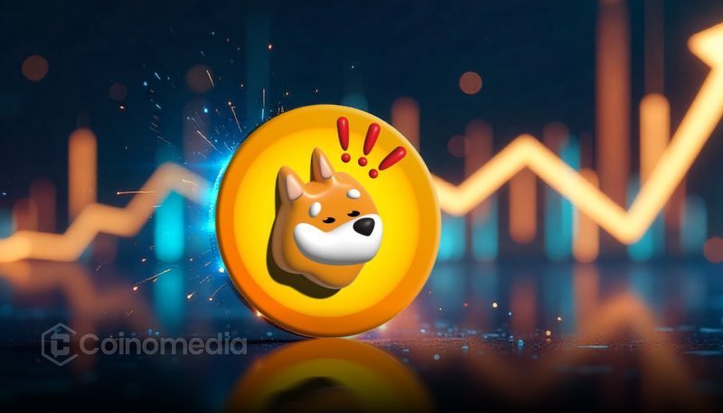 BONK bullish pennant chart signaling possible breakout to 0.00005