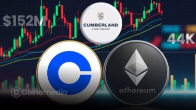 Cumberland ETH transfer to Coinbase Institutional worth $152 million