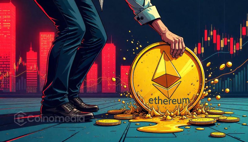 Ethereum price prediction chart with bearish MACD and RSI indicators