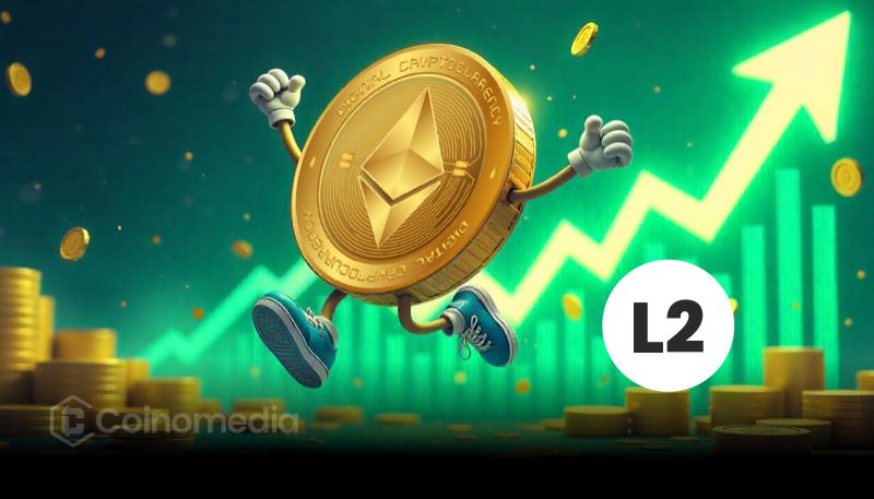 Ethereum outperforming Layer 2 and restaking tokens in crypto market chart