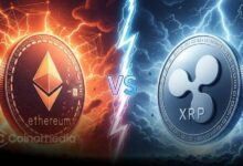Ethereum vs XRP ATH comparison chart
