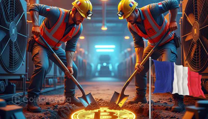 Bitcoin mining rigs powered by surplus electricity in France