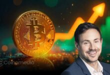 Bitcoin hedge against inflation concept with global economy backdrop