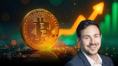 Bitcoin hedge against inflation concept with global economy backdrop